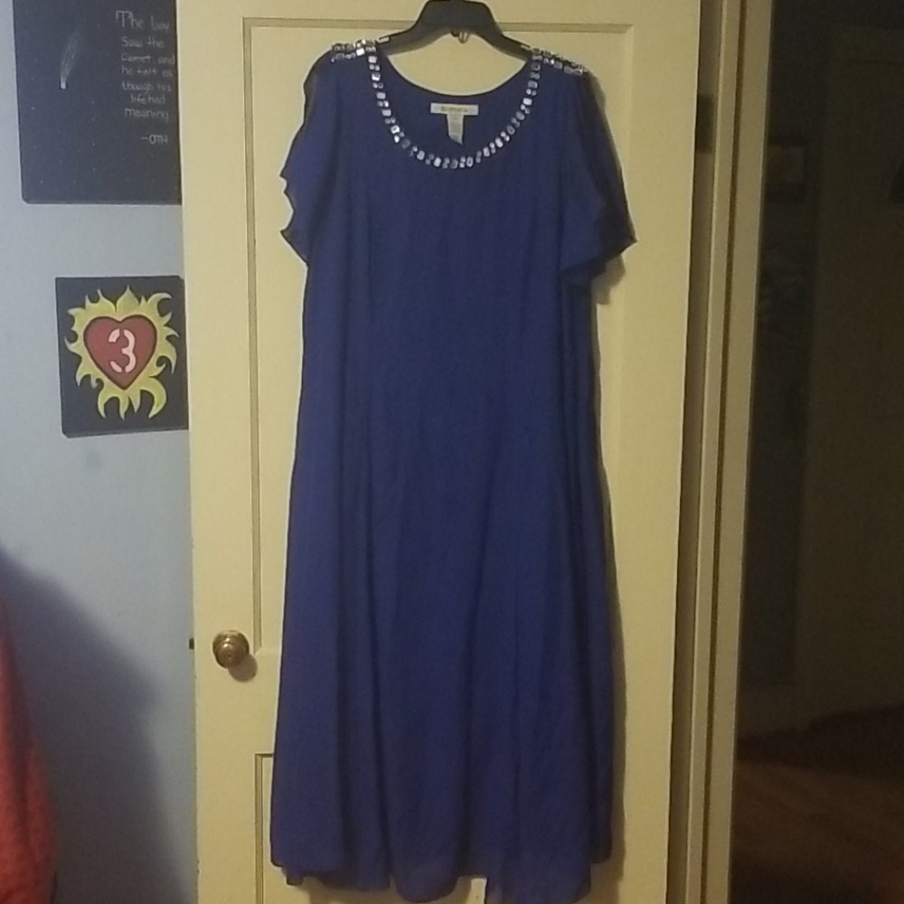 Blue dress